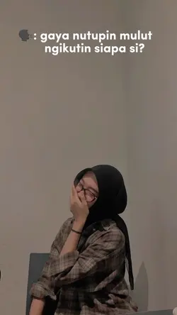 gaya nutupin mulut
