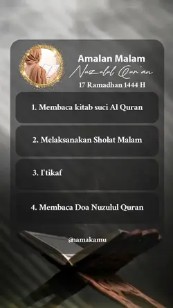 Amalan Nuzulul Quran