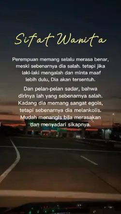 Sifat Wanita 