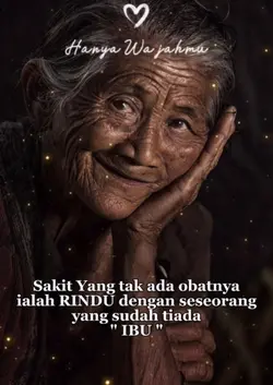 hanya wajahmu ibu