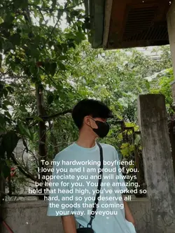 to my hardworking bf
