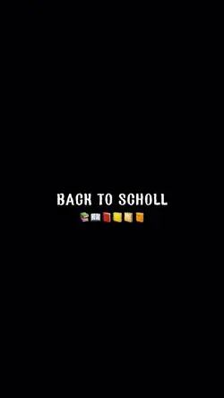 Back to scholl