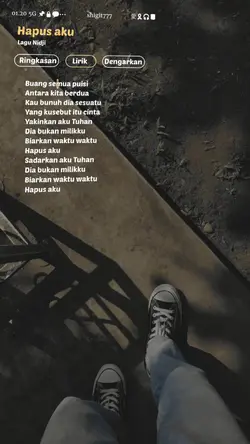 Lirik lagu Hapus aku