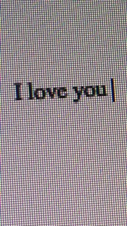 I LOVE YOU