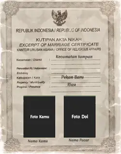 SURAT NIKAH HALU 
