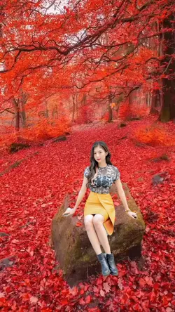 daun daun merah