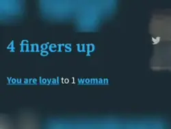 4 fingers up