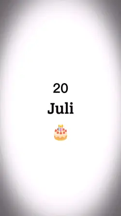 HBD 20 Juli 2022