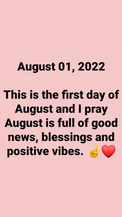 August 1st