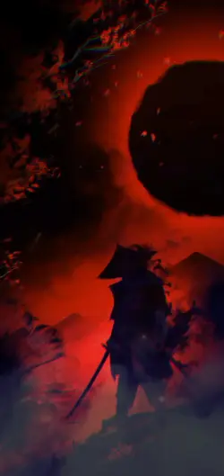 Dark Samurai Wall