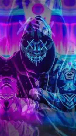neon mask 