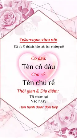 Mẫu thiệp cưới