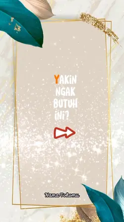 yakin ngak butuh ini