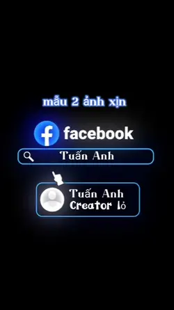 mẫu tìm Facebook
