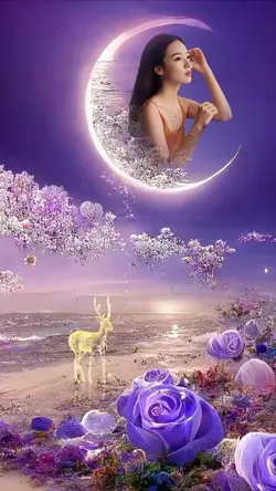 Ghép ảnh trăng