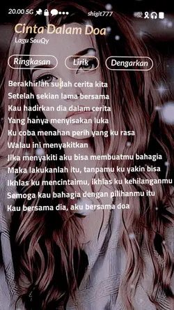Cinta dalam do'a
