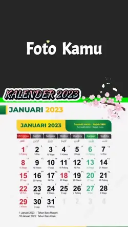 Kalender tahun 2023