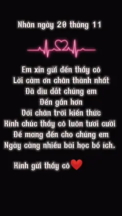 Mẫu 20 tháng 11