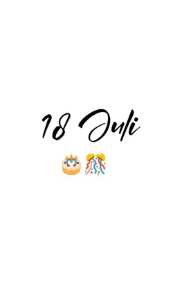 hbd 18 juli