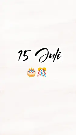 hbd 15 juli