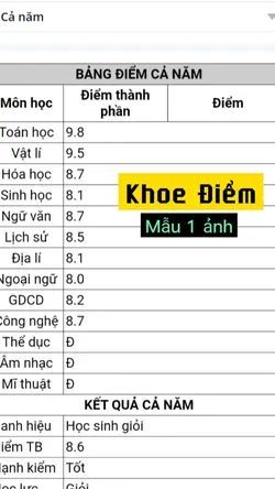 Khoe Điểm