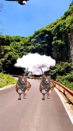 Hổ béo kéo mây