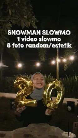 Snowman video foto