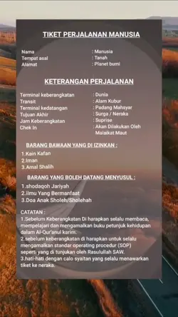 Tiket Perjalanan ||