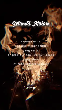 Selamat malam Api