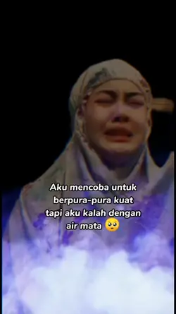 aku mencoba berpura-