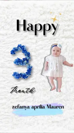 Happy 3 Month biru