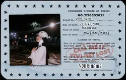 Your license card