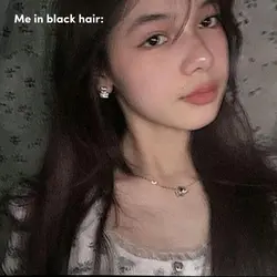 black hair vs. red 
