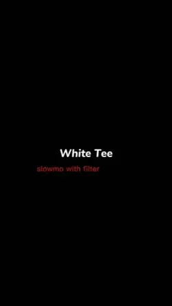 #WhiteTee