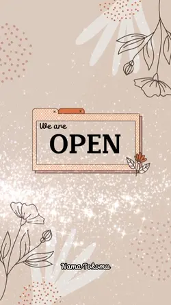 We are open