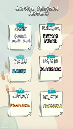 seragam sekolah