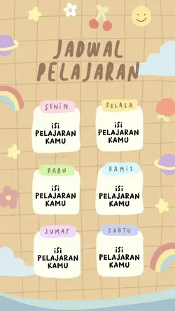 jadwal pelajaran