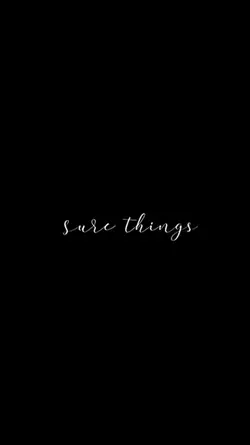 sure thing