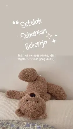 seharian bekerja