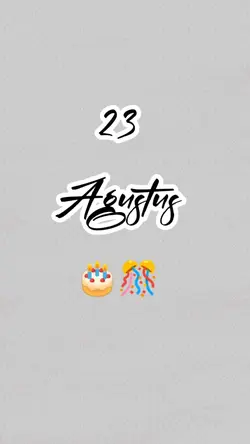 hbd 23 Agustus