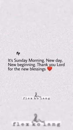 blessed Sunday 