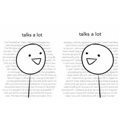 talks a lot 