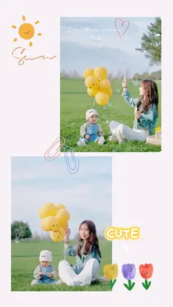 Mẫu mẹ và bé | màu