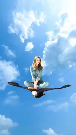 eagle riding