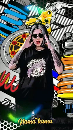 asap warna warni 