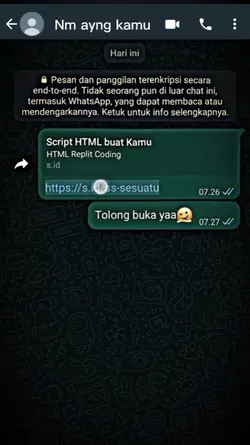 pesan untuk ayang