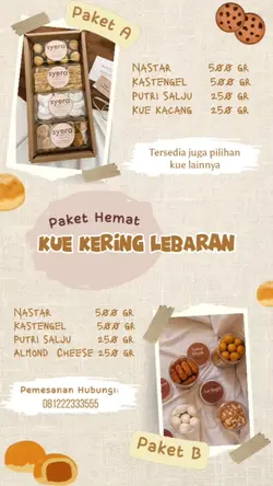 PAKET KUE LEBARAN