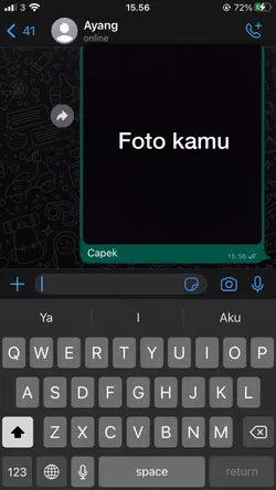 Chat wa versi bucin