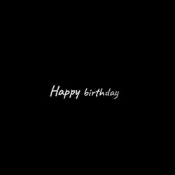 Happy Birthday