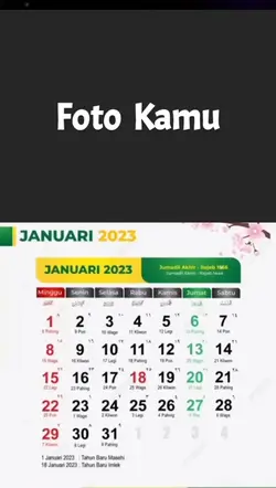 KALENDER Tahun 2023